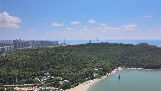 广西 北海 紫霞湾海滩 海滩 潮 浪潮