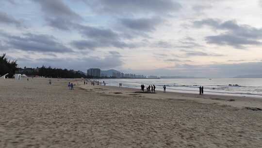 海南陵水龙头岭航拍