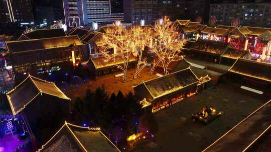 辽宁沈阳宣传片老北市北市场皇寺灯会视频素材模板下载