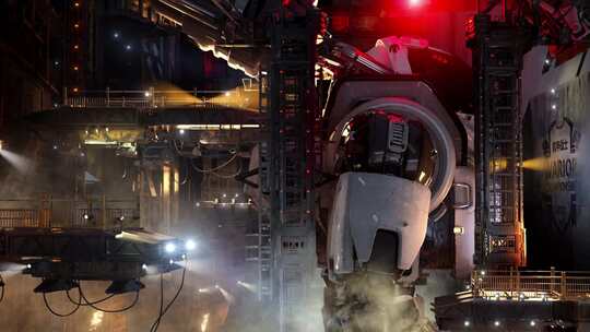 元宇宙虚拟概念巨型机器人机甲科技未来