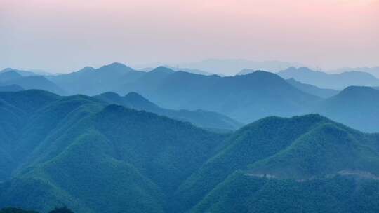 航拍浙江山区竹山竹林竹海大气治愈