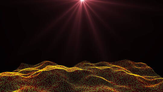 粒子光线汇聚前进科技背景