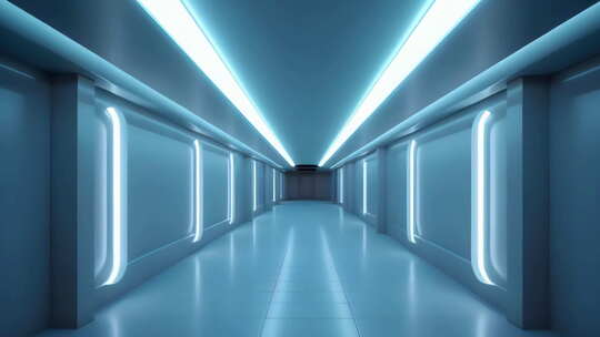 科技隧道背景4K