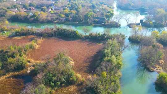 杭州西溪湿地美景风景视频素材