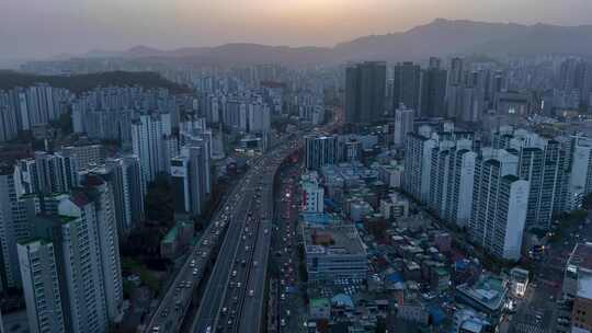 Hyperlapse_South韩国夜景