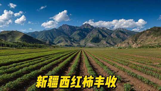 新疆西红柿种植丰收