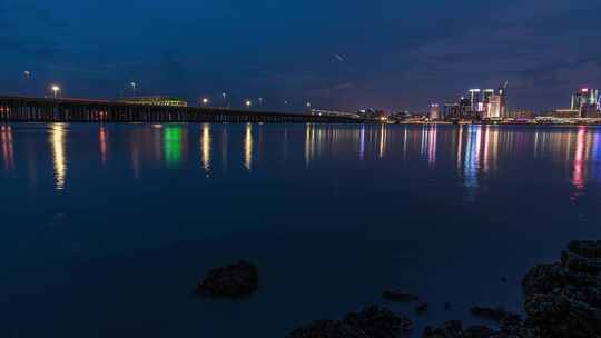 深圳欢乐港湾摩天轮日转夜延时