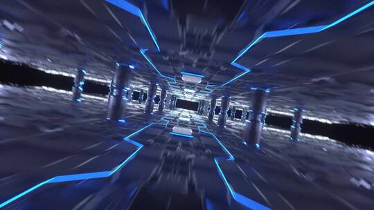 时光空间快速穿梭时间隧道视频背景素材25视频素材模板下载