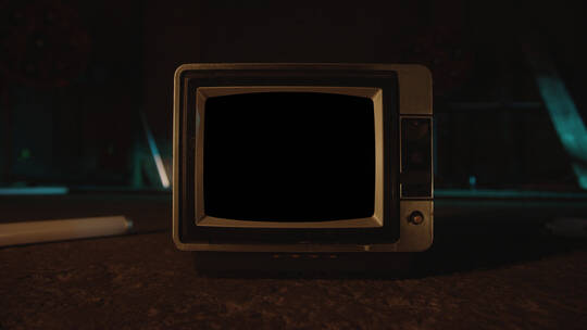 老式电视机视频素材模板下载