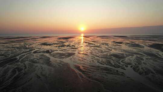 湛江角头沙海上日落