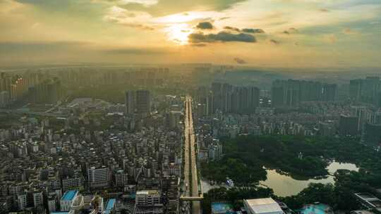 佛山三水_三水建筑群_城市道路001