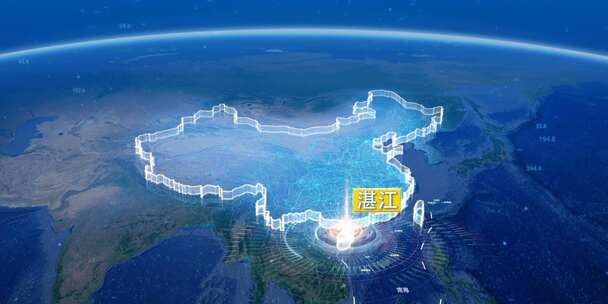 地球俯冲定位地图辐射中国湛江