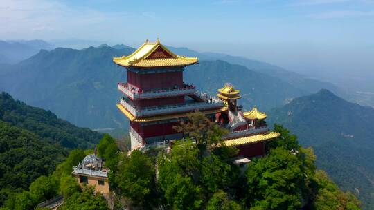 西安南五台山风景区秦岭山脉