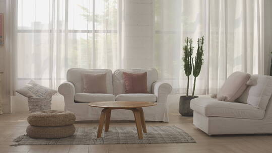 白色简洁居家场景