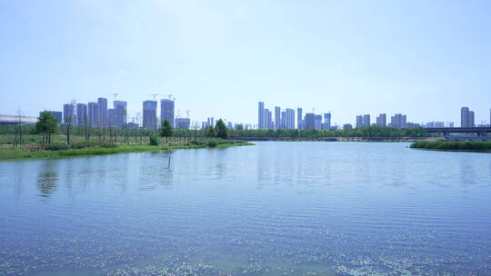 武汉杨春湖城市生态公园风景