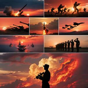 宽屏《团结就是力量》根据音乐制作高清在线视频素材下载