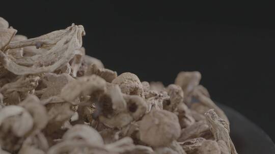 干滑子蘑干蘑菇LOG视频素材视频素材模板下载