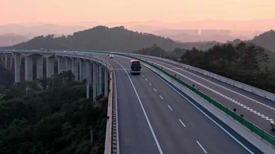 高速公路 高速 航拍高速视频素材模板下载