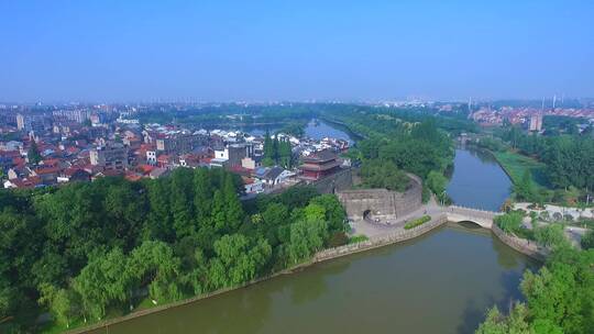 荆州古城大北门全景