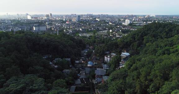 都江堰航拍风景