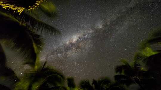 夜晚星空银河视频素材模板下载