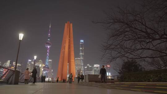 上海外滩人民英雄纪念塔4k