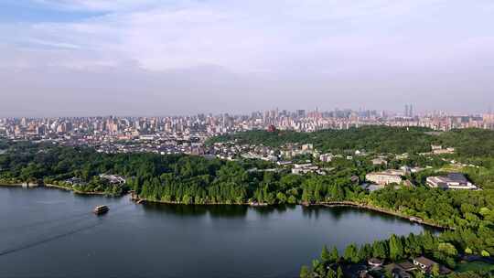 中国杭州西湖城城市风景