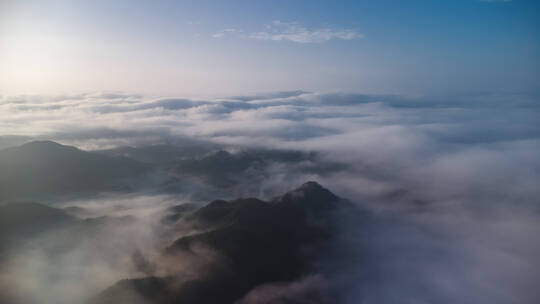 福建大山深处的云海