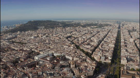 西班牙巴塞罗那城市航拍7