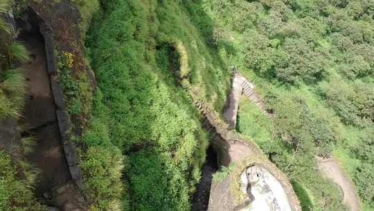 美丽的印度堡垒——蒂科纳堡无人机在季风徒