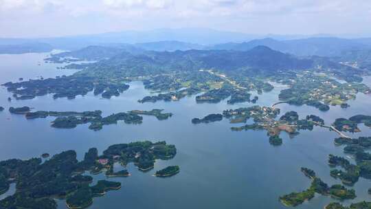 水库自然风光千岛湖