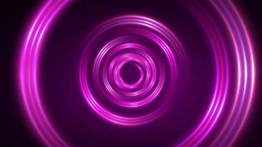 4K粉紫色光圈隧道视频2