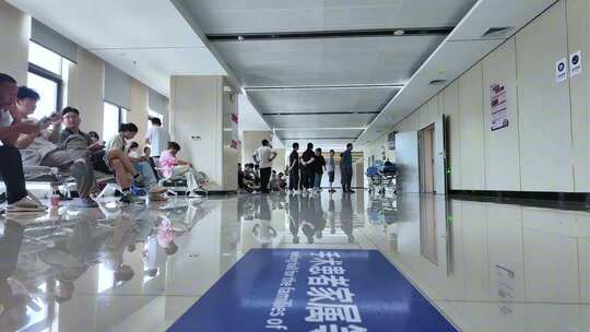 医院看病就医手术多组延时空镜