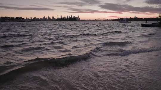 海滩，海，城市景观，澳大利亚