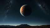 火星星球太空远景高清在线视频素材下载