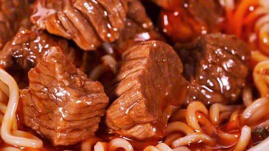 牛肉牛肉面餐饮美食拉面面食实拍宣传片