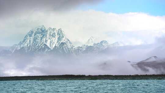 川西高原-湖泊-雪山-延时摄影