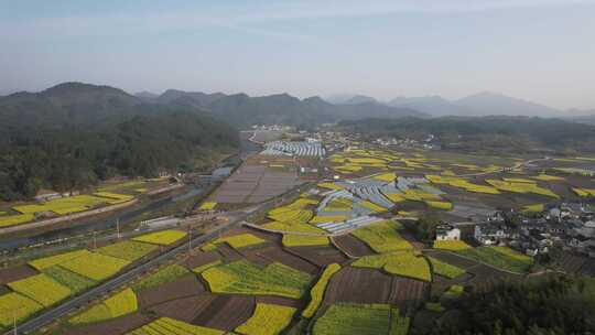 宣城市绩溪县北村风光航拍素材