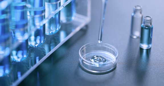 科研化学液体成分质感医疗化妆品生物基因