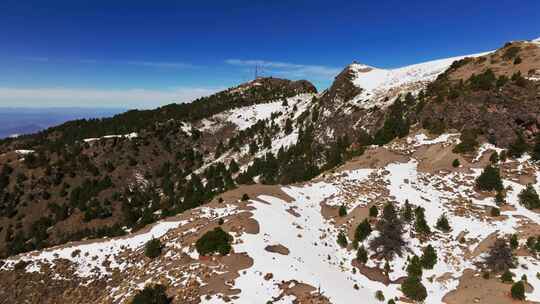 内华达科利马国家公园白雪皑皑的山脉Nea