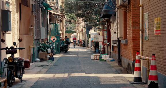 上海浦西老城厢建筑街景