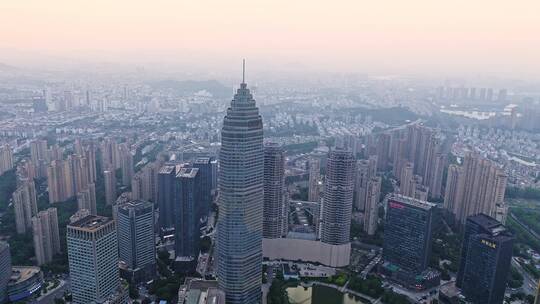 绍兴世茂中心,著名建筑,城市风光