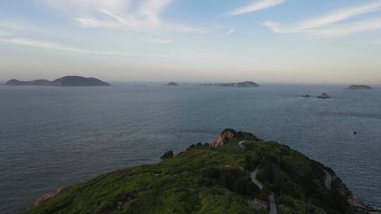 航拍福建宁德四礵列岛海岛风光