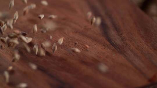 燕麦米五谷杂粮小麦视频素材模板下载