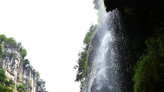 山水 河流 水流湍急视频素材模板下载