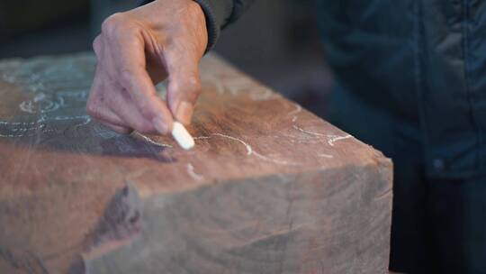 非物质文化古建筑木雕视频素材模板下载