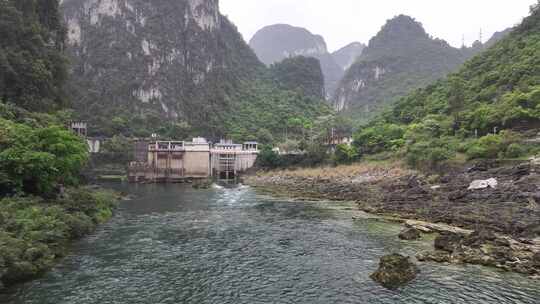 河池小三峡景区航拍