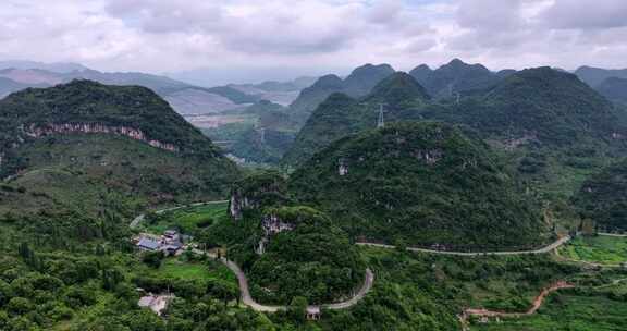 中国贵州兴义山区自然风景