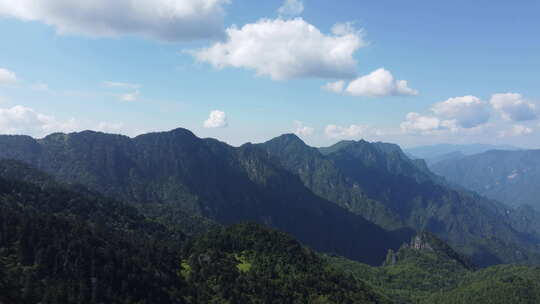 神农架神农顶风景区航拍原始素材