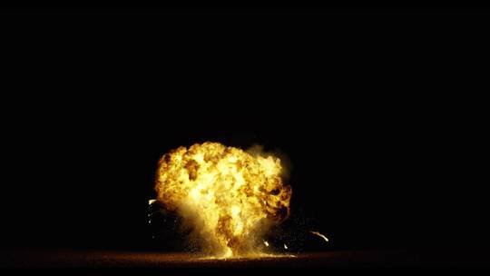 4k爆炸生成的多种火焰效果背景视频素材46